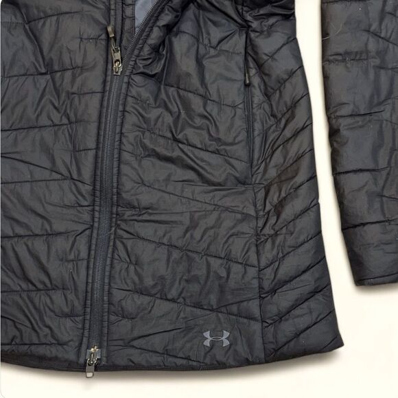 Under Armour Black ColdGear Reactor Parka Size Small - Picture 11 of 16